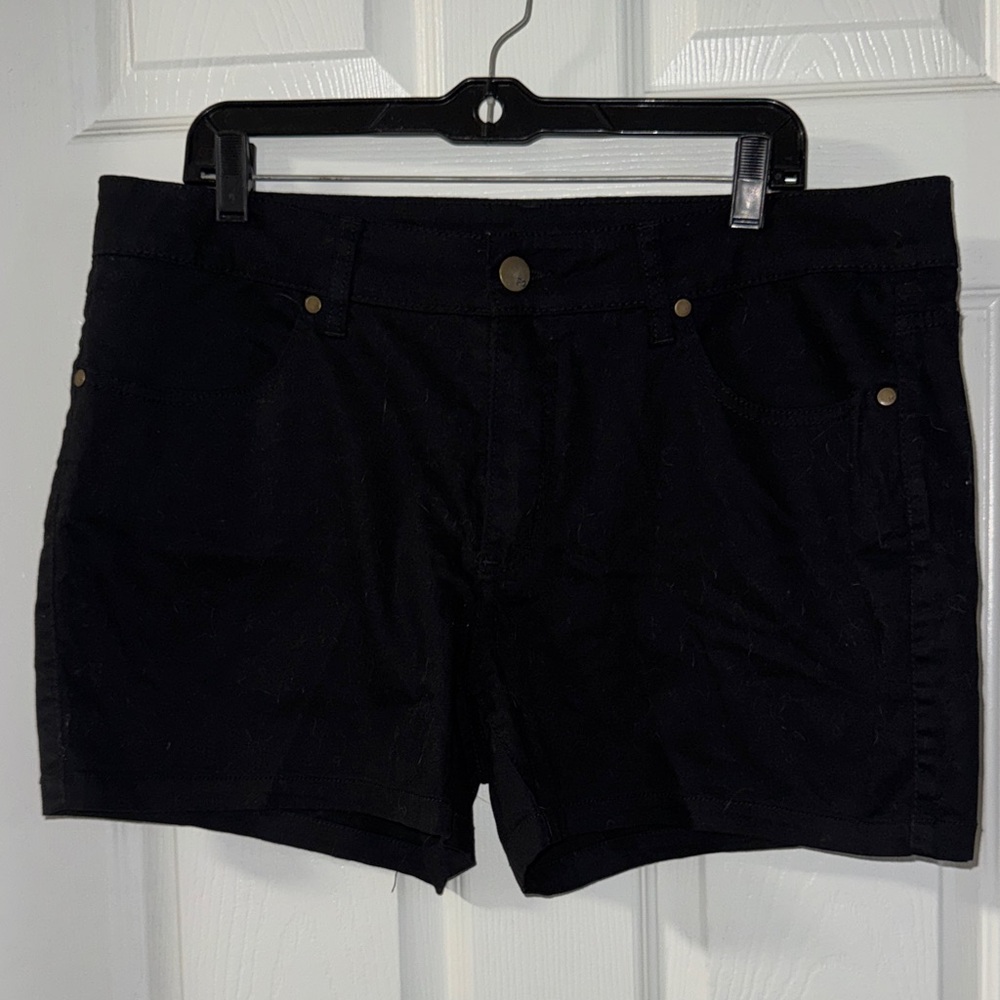 Faded Glory Black Jean Shorts